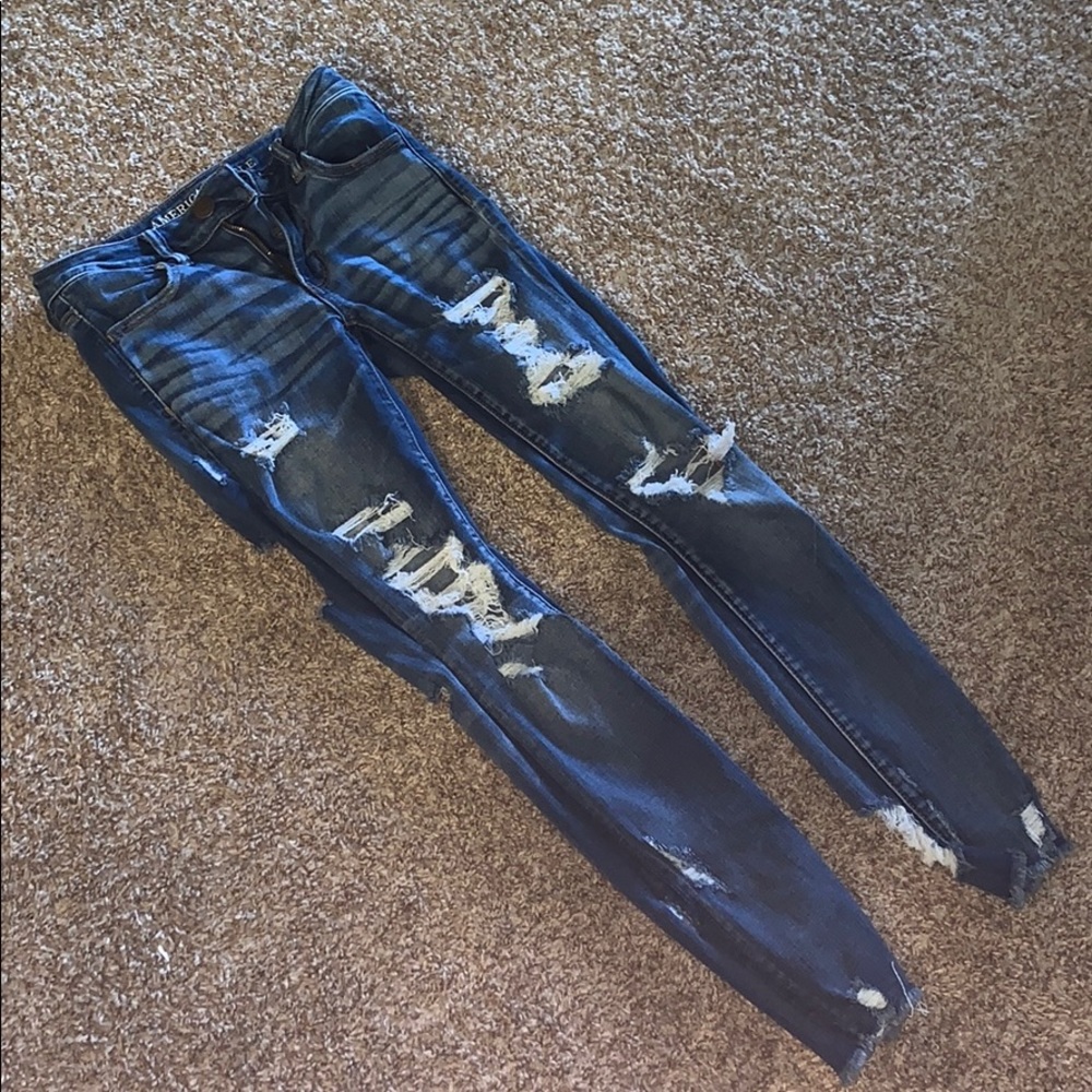 American eagle jeans with holes